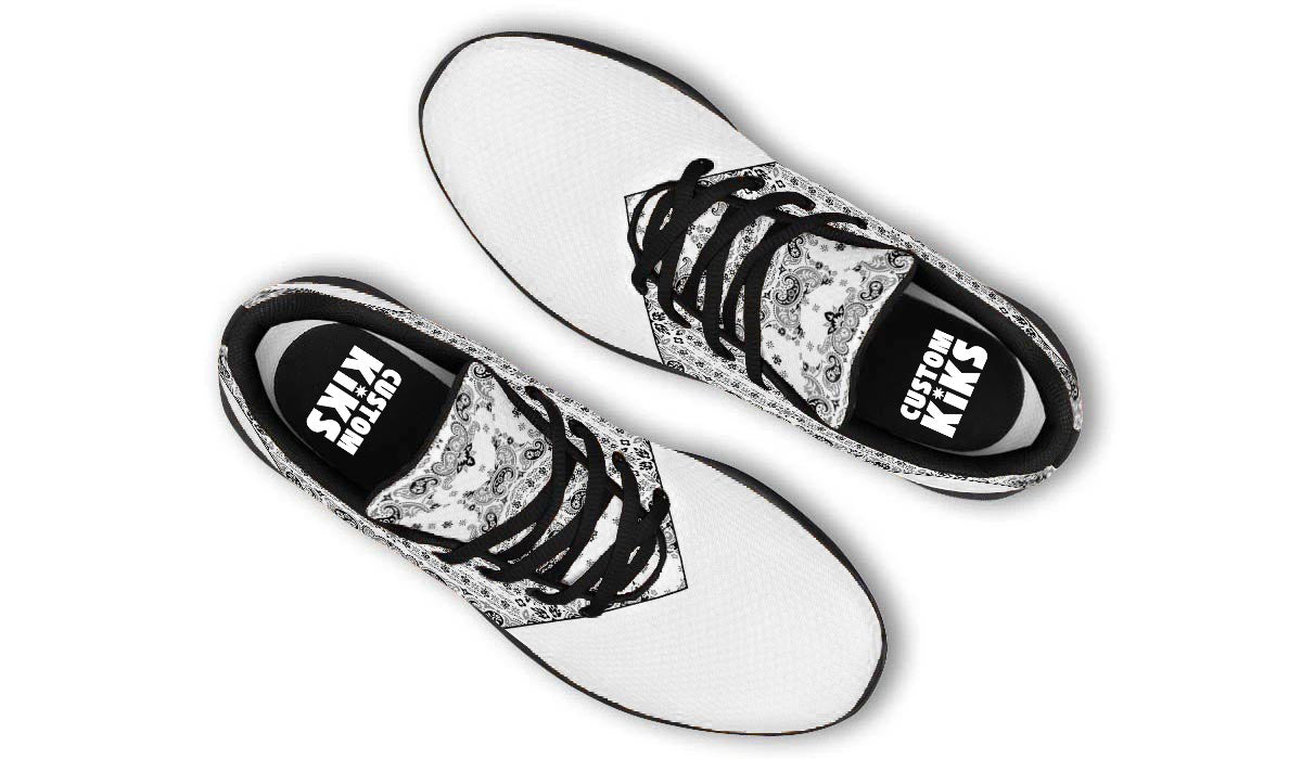 White Bandana Shoes