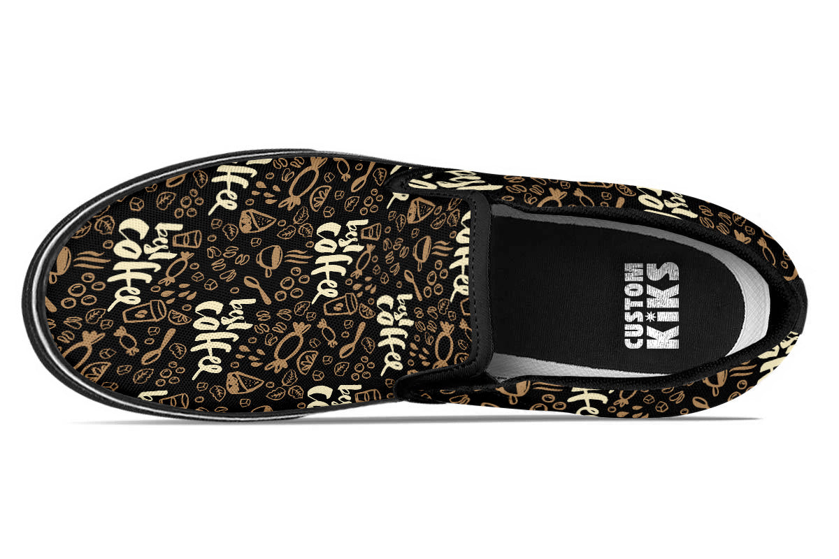 Coffee Slip Ons