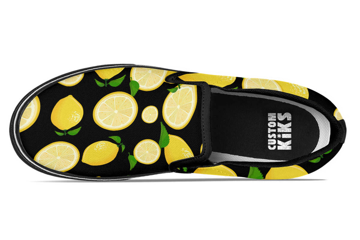 Lemon Slip Ons