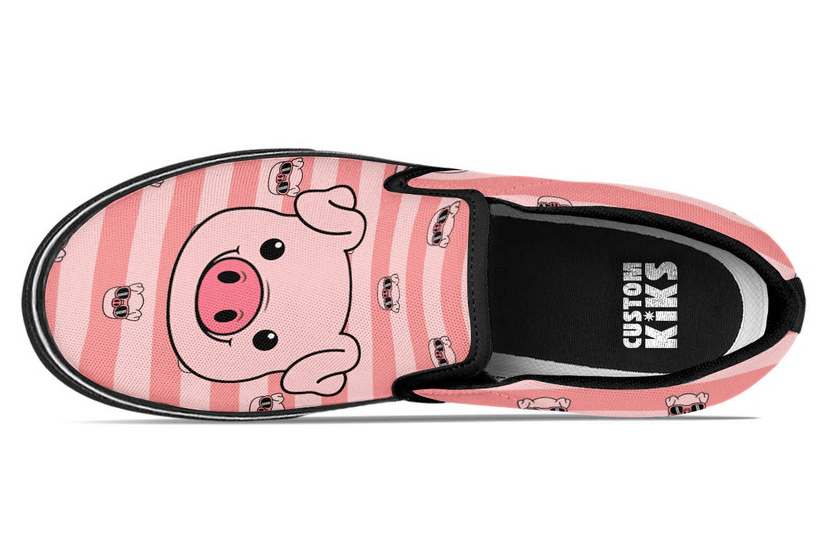 Piggy Doodle Slip Ons
