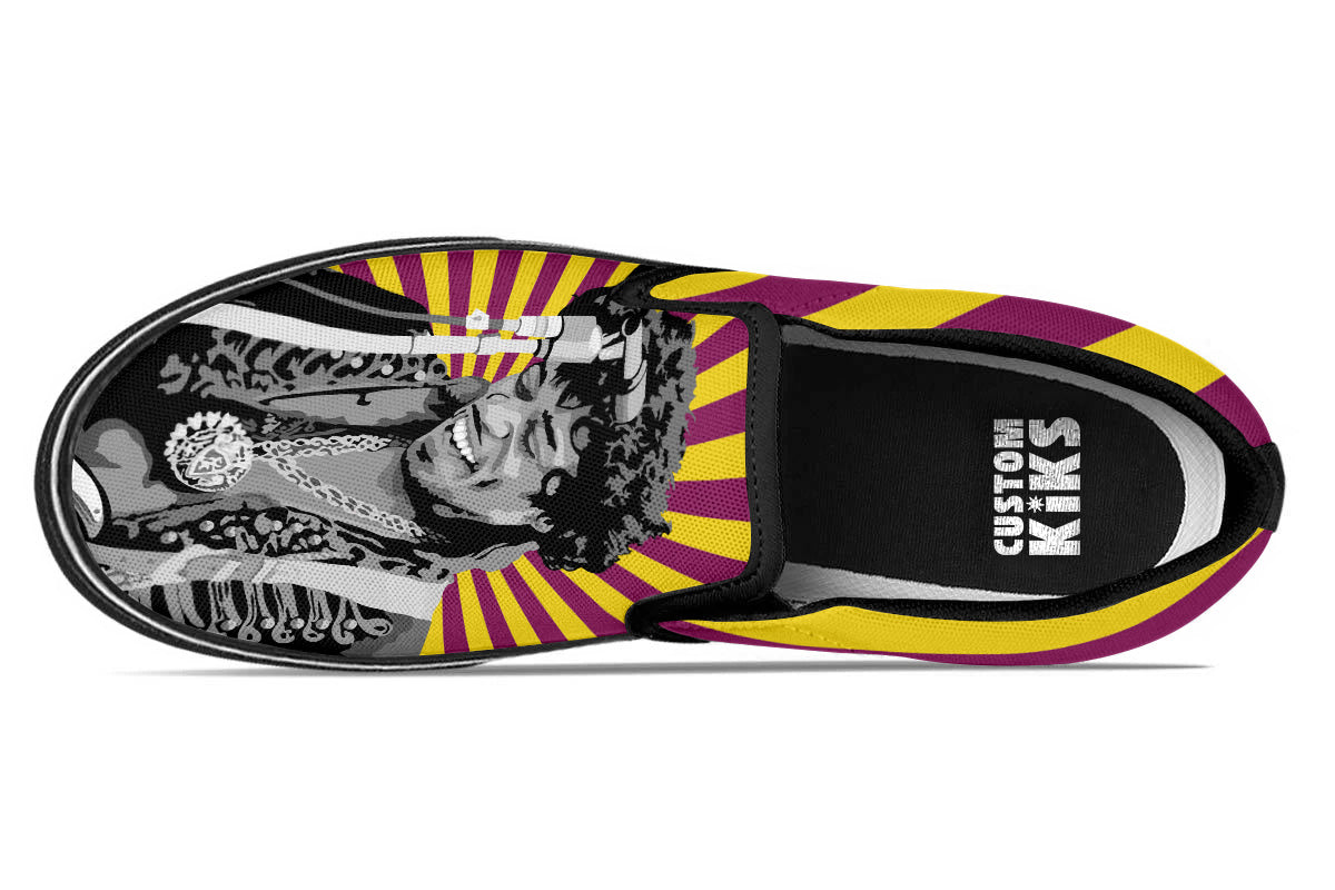 Jimi Hendrix Slip Ons