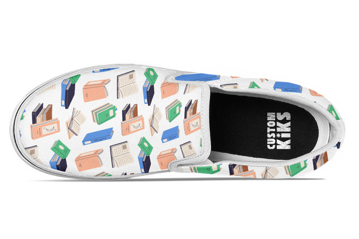 Books Slip Ons