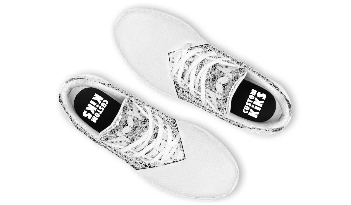 White Bandana Shoes