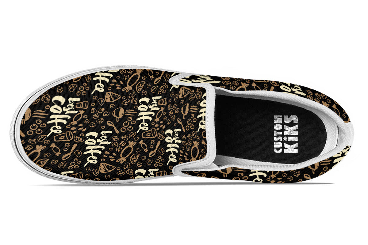 Coffee Slip Ons