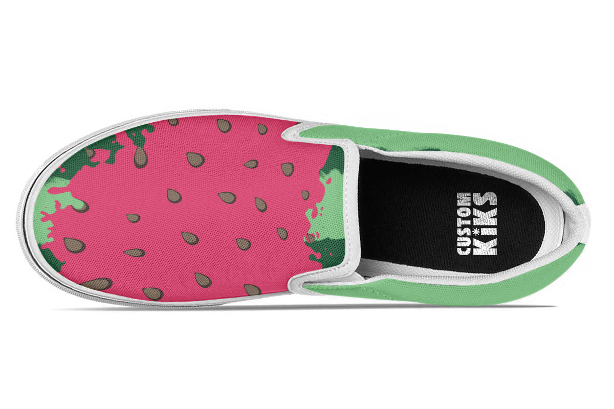 WATERMELON SLIP ONS