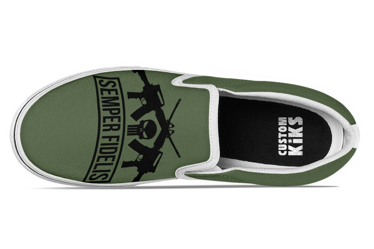 US MARINES SLIP ONS