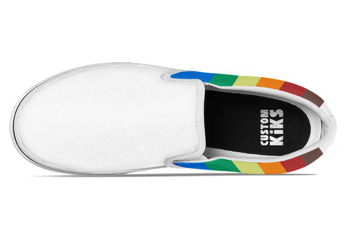 RAINBOW SLIP ONS