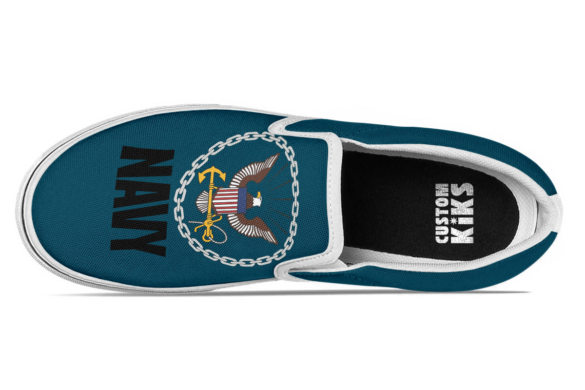 US NAVY SLIP ONS