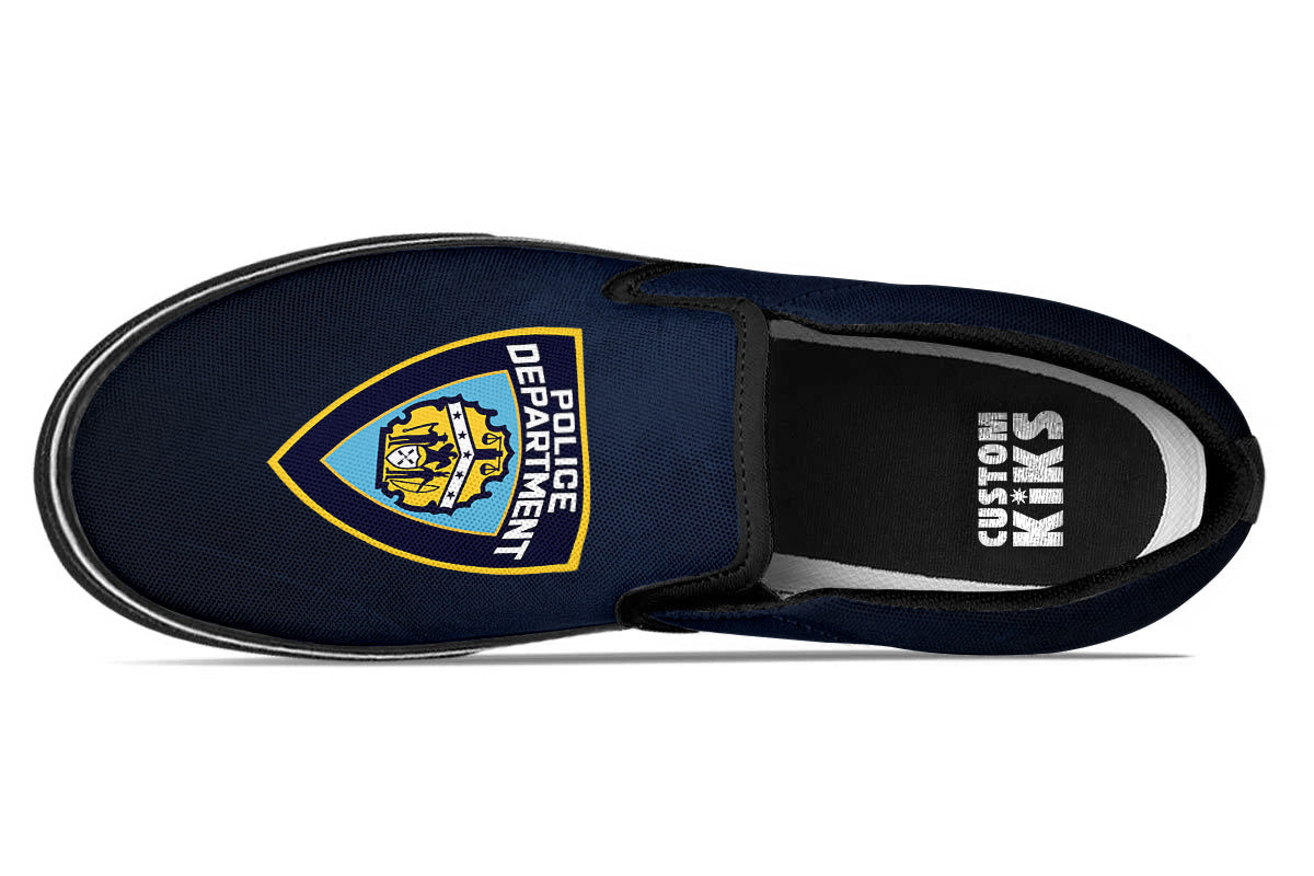 Police Slip Ons