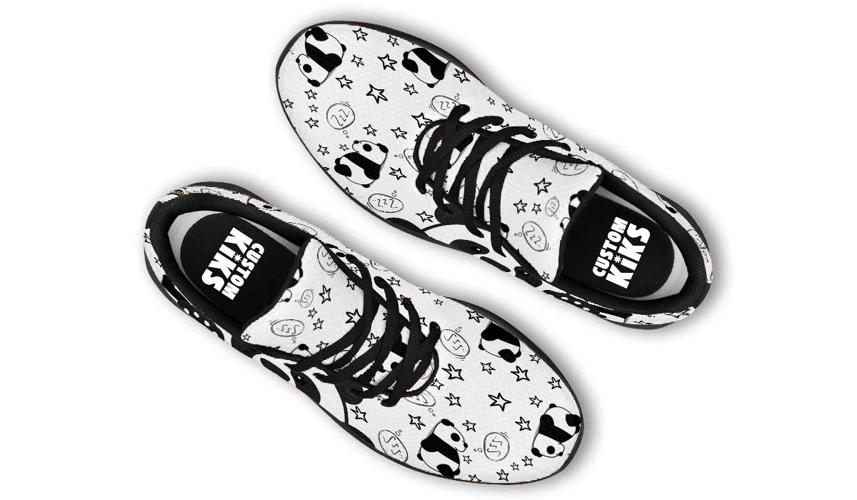 Lazy Panda Doodle Shoes