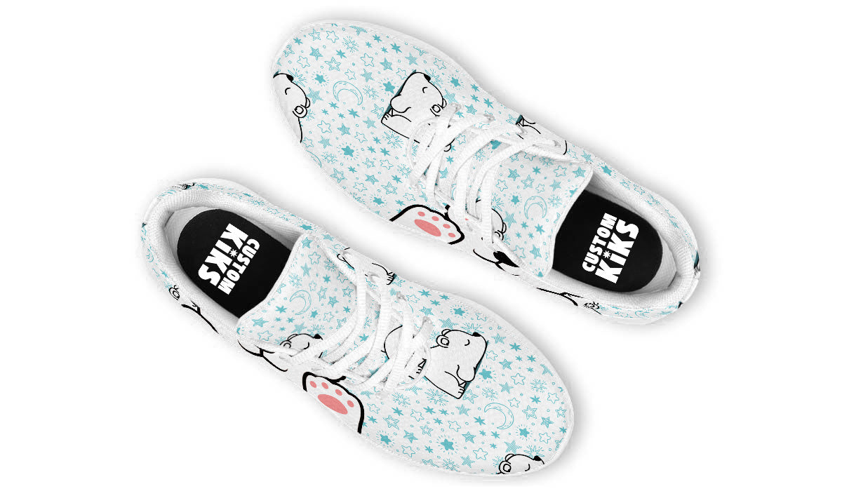 Polar Bear Starry Doodle Shoes