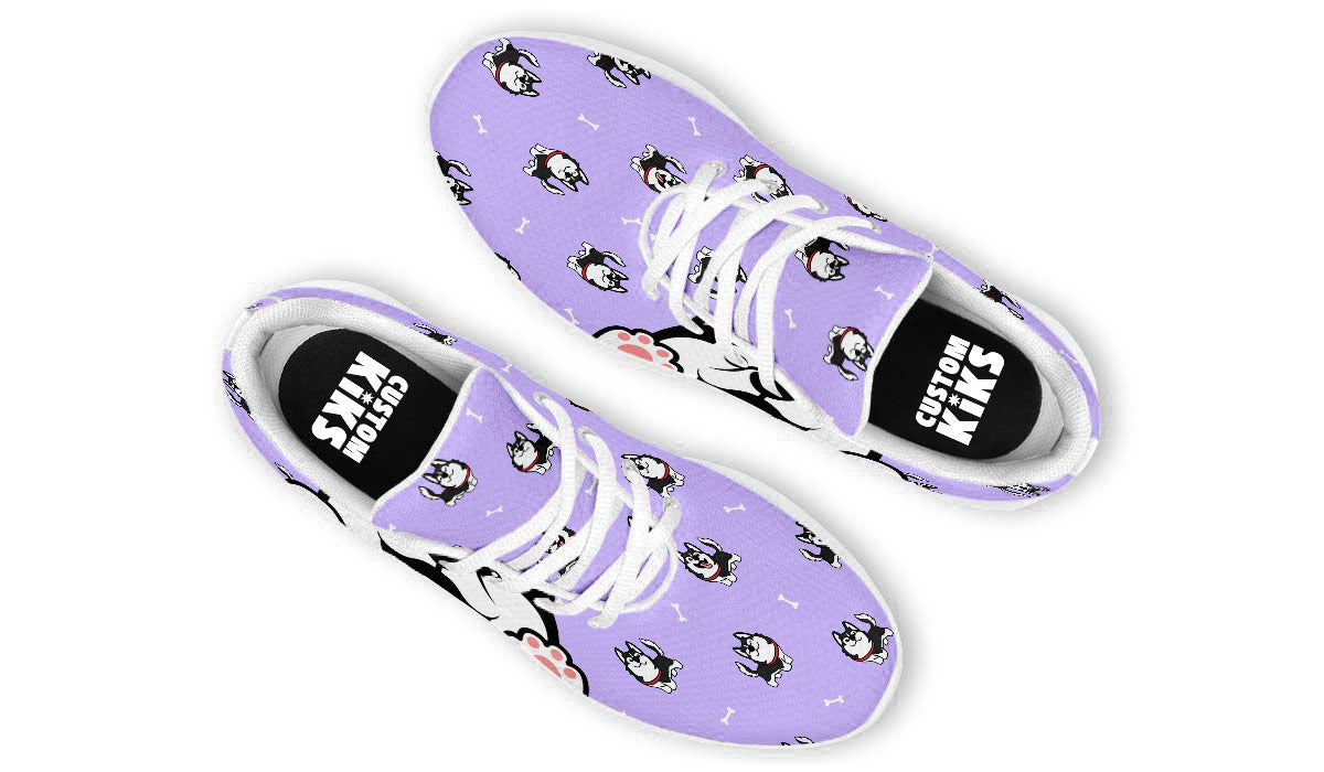 Siberian Husky Doodle Shoes