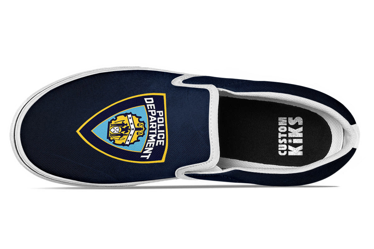 Police Slip Ons