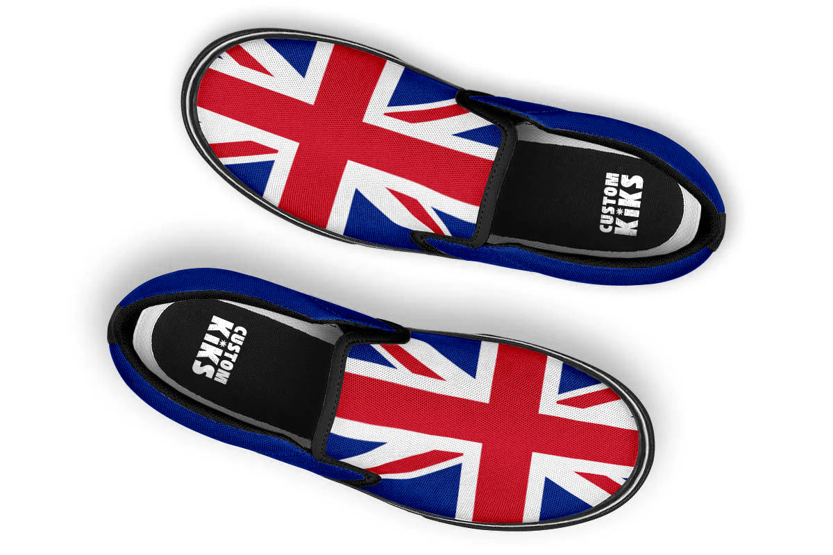 Union Jack Slip Ons