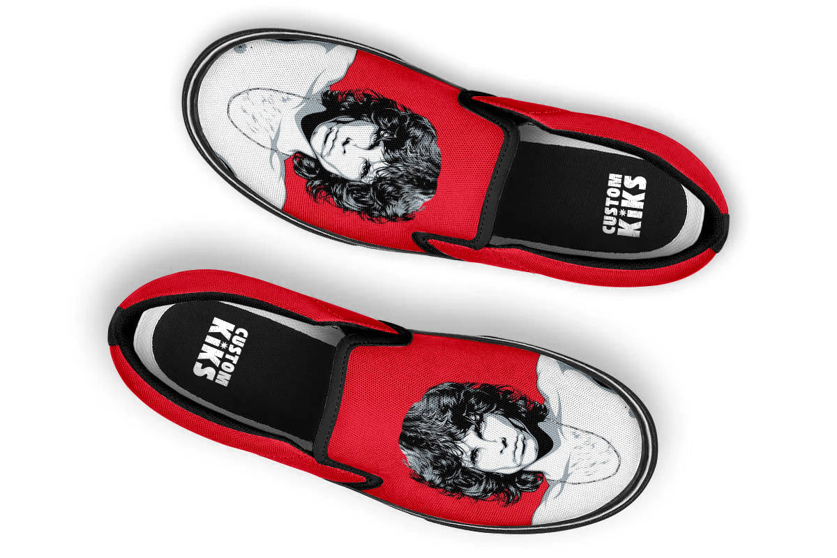 Jim Morrison Slip Ons