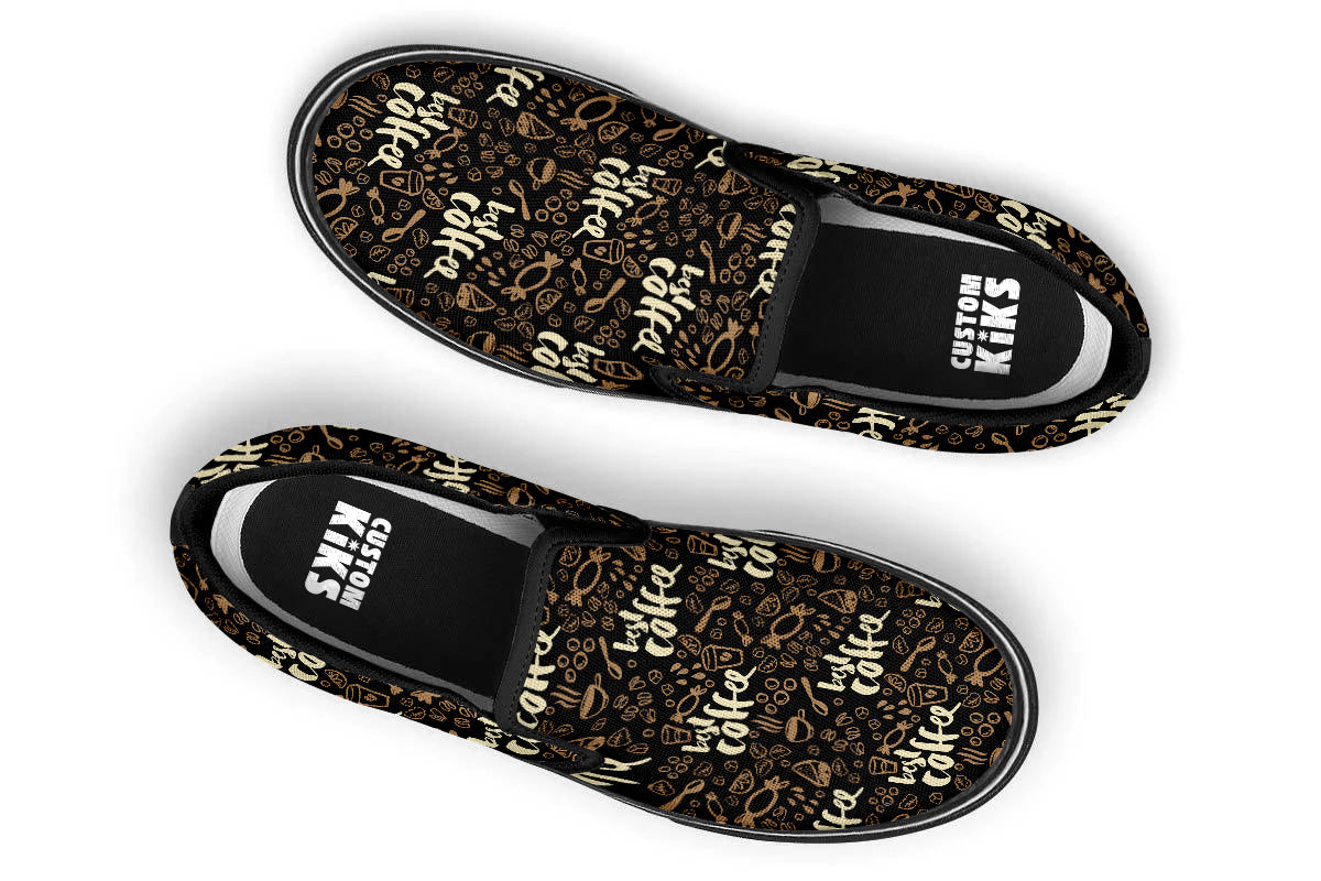 Coffee Slip Ons