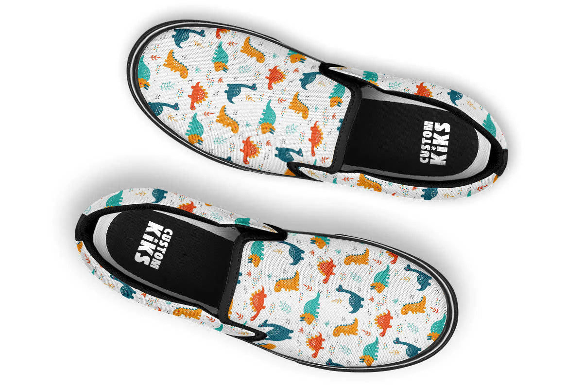 Dinosaur Slip Ons
