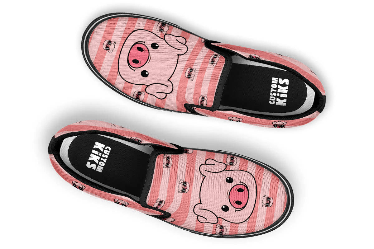 Piggy Doodle Slip Ons