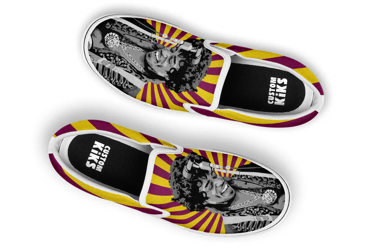 Jimi Hendrix Slip Ons