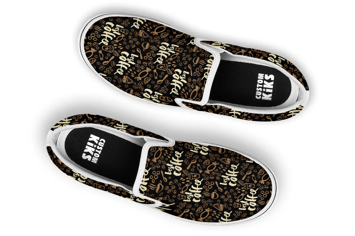 Coffee Slip Ons