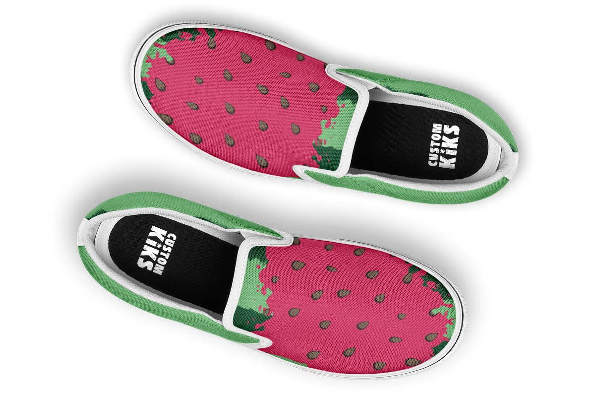 WATERMELON SLIP ONS
