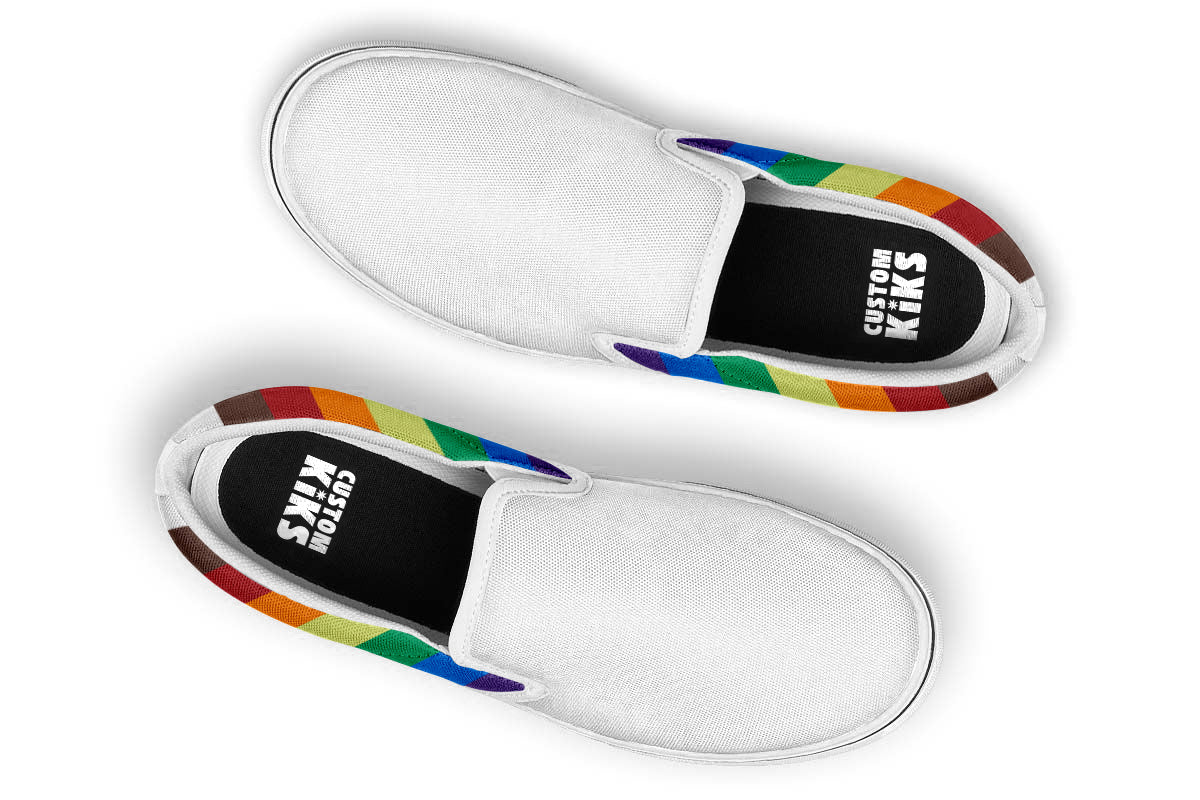 RAINBOW SLIP ONS