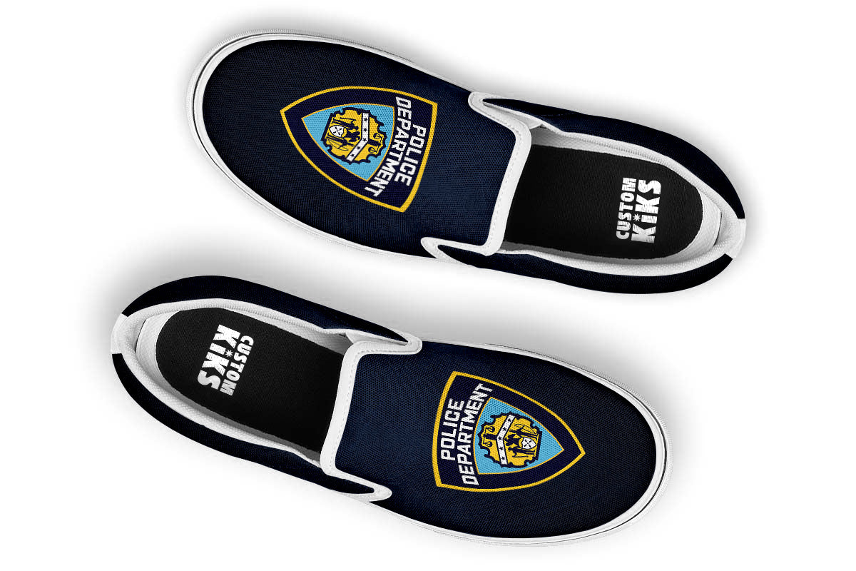 Police Slip Ons