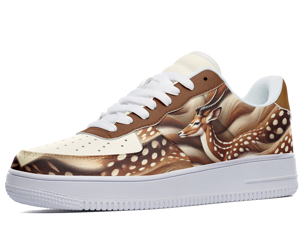 Antelope Sneakers: Antelope Illustration Court Sneakers