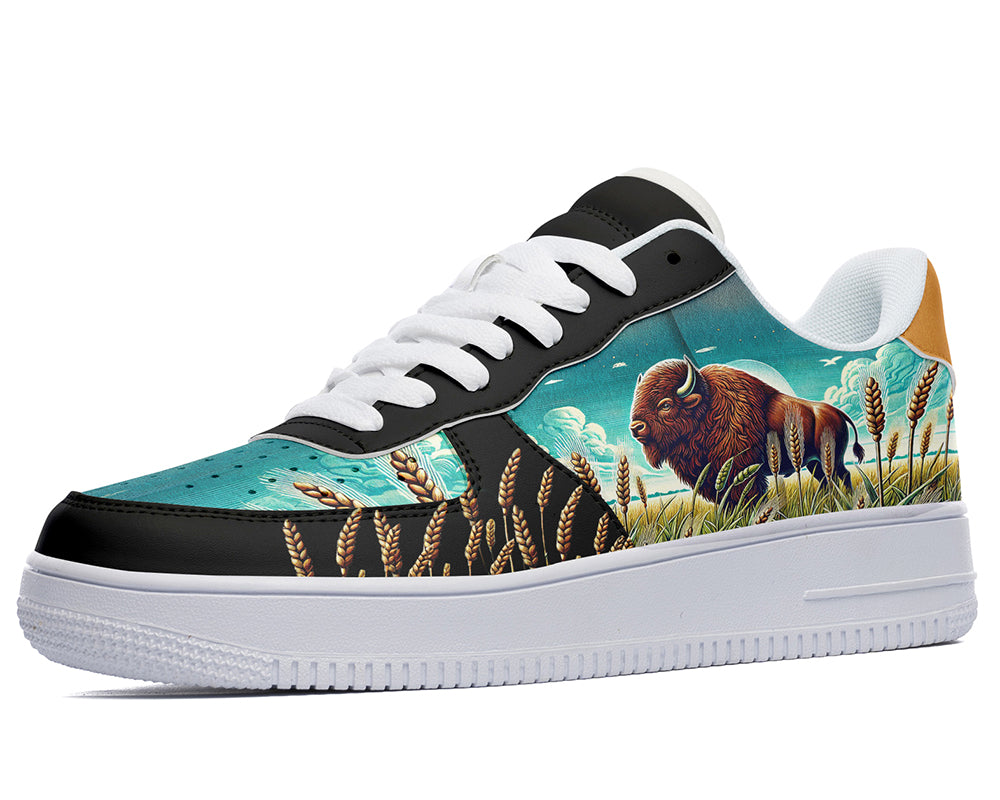 Buffalo Sneakers: Buffalo Illustration Court Sneakers
