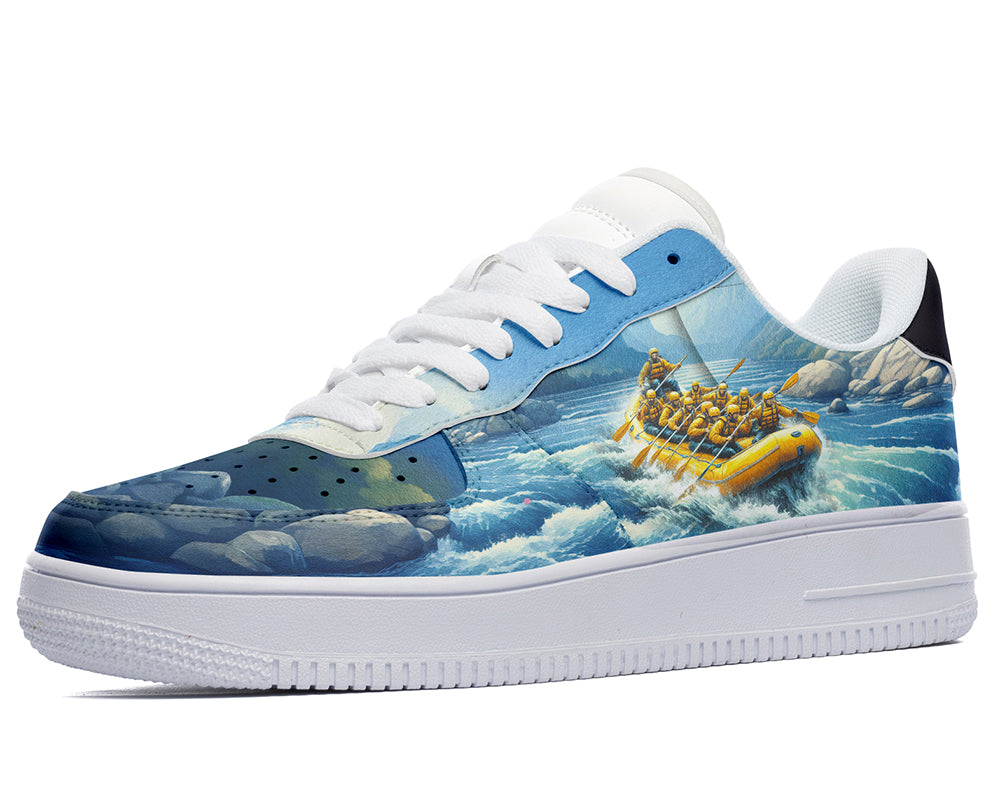 Rafting Sneakers: Rafting Illustration Court Sneakers