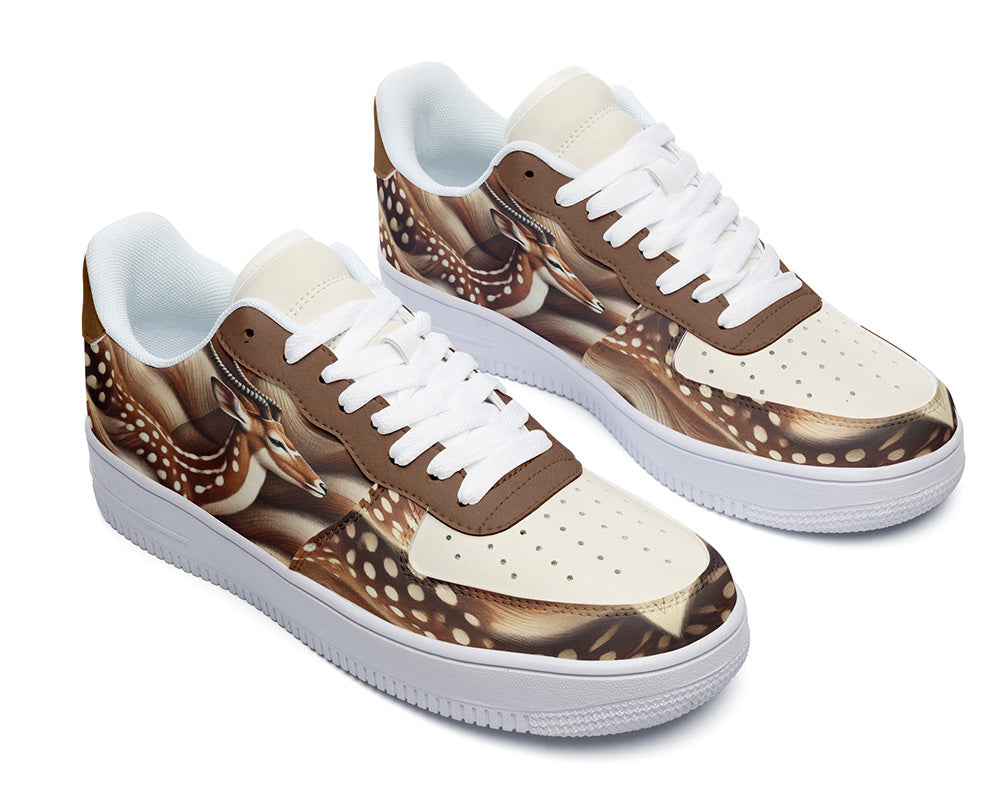 Antelope Sneakers: Antelope Illustration Court Sneakers