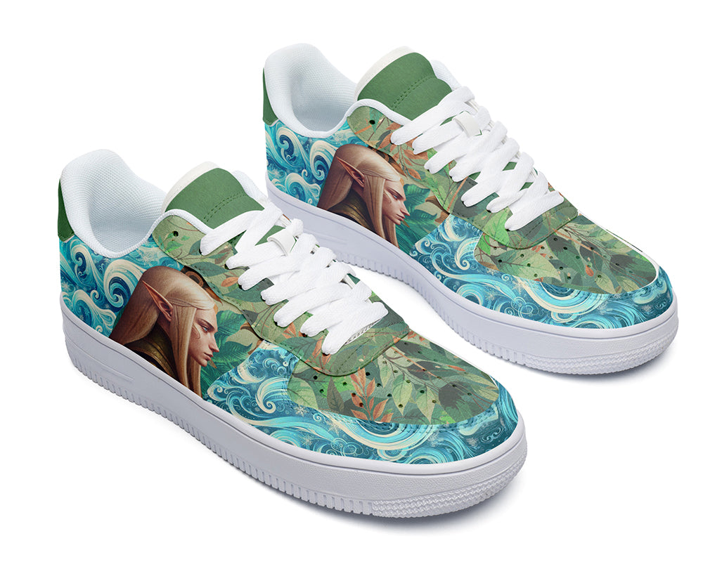 Elf Sneakers: Elf Illustration Court Sneakers