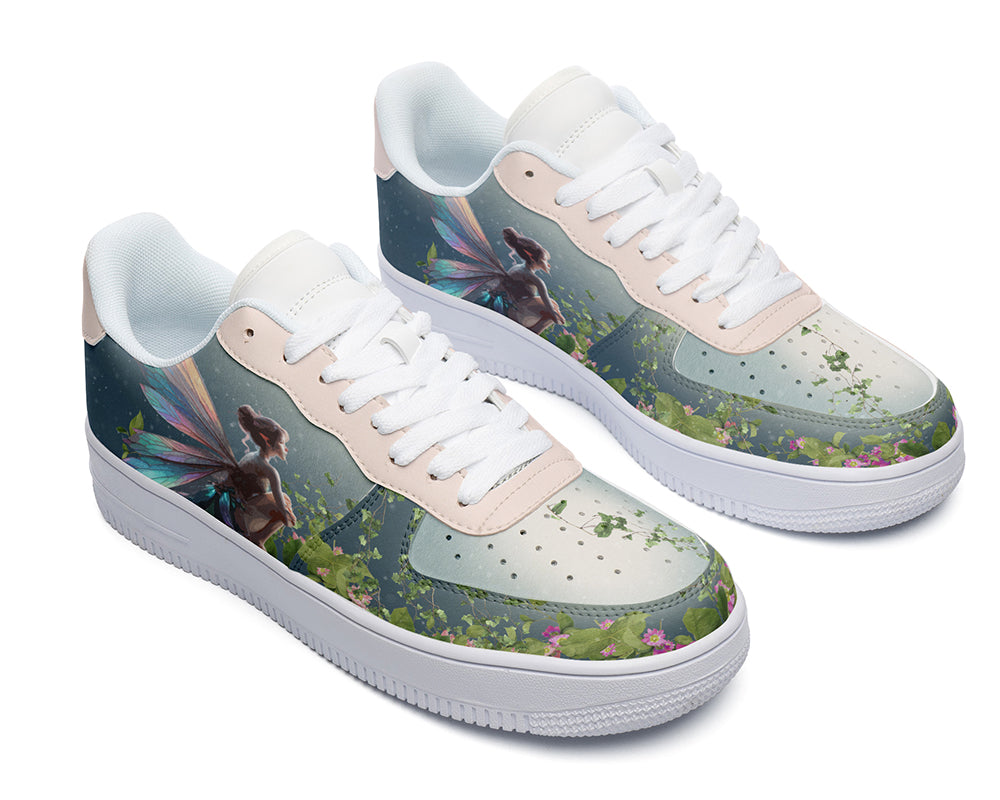 Fairy Sneakers: Fairy Illustration Court Sneakers
