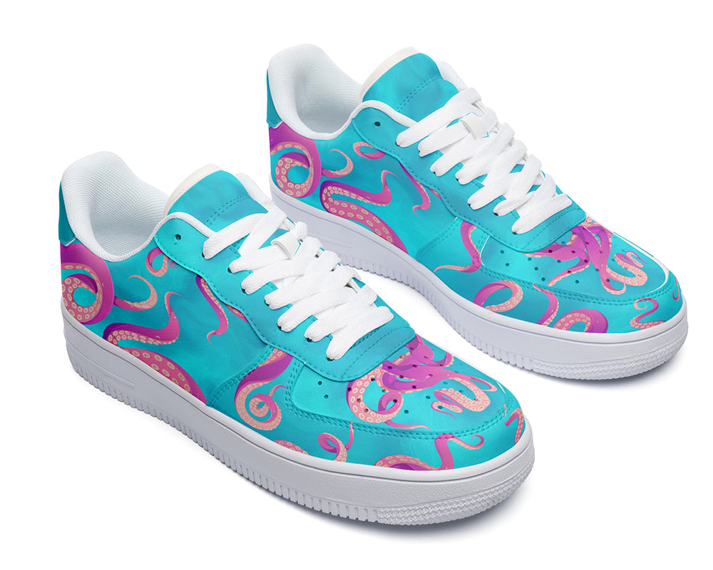Octopus Sneakers: Octopus Pattern Court Sneakers
