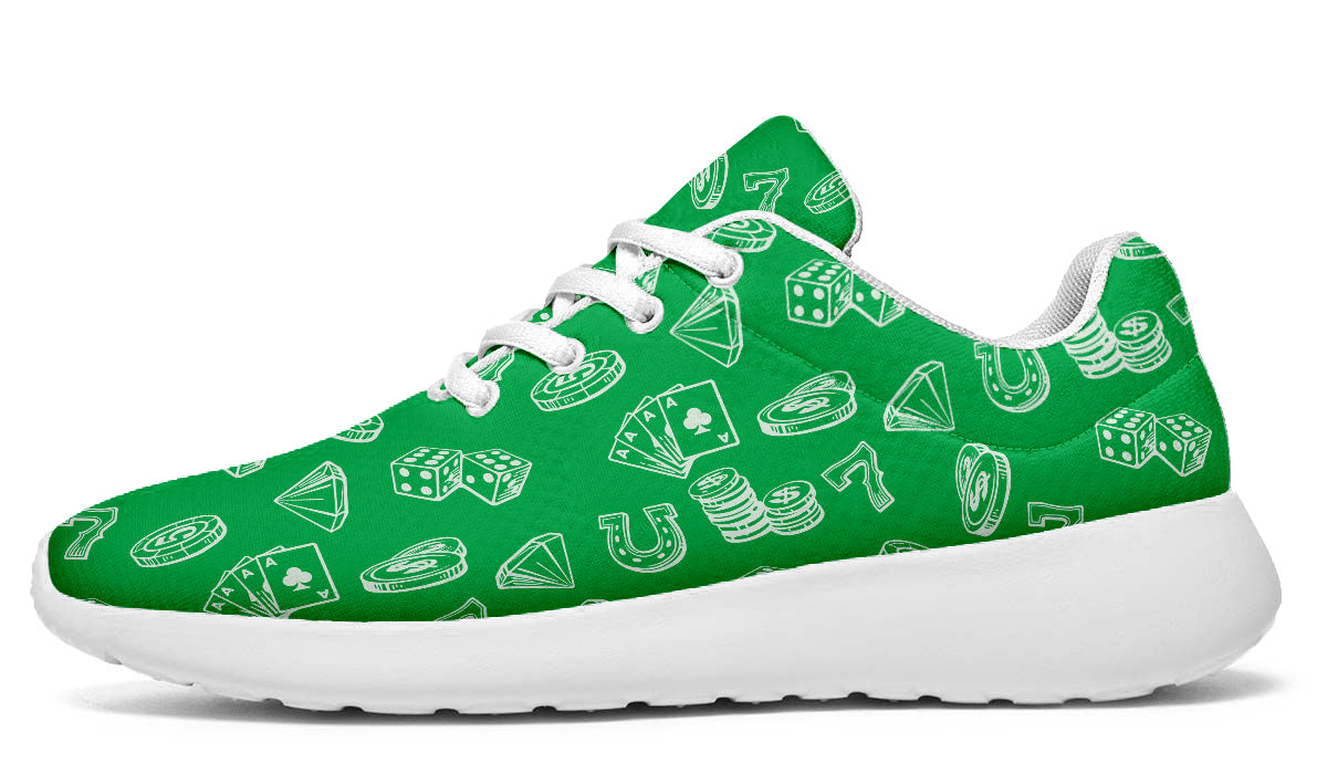 Casino Sneakers: Casino Pattern Sport Shoes
