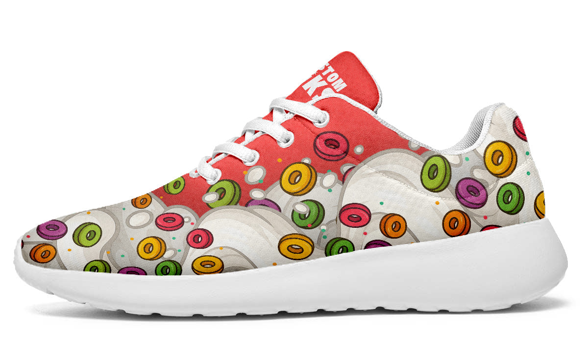 Cereal Sneakers: Cereal Pattern Sport Shoes