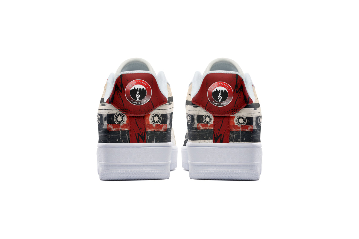 Big Red NOLA Vintage Court Sneakers - Cream