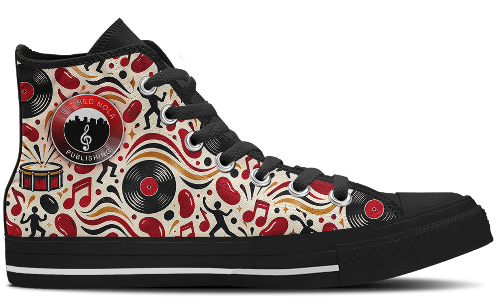 Big Red Nola Publishing High Top Sneakers - Dance