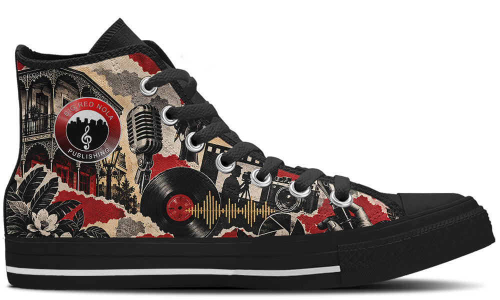 Big Red Nola Publishing High Top Sneakers - Sound