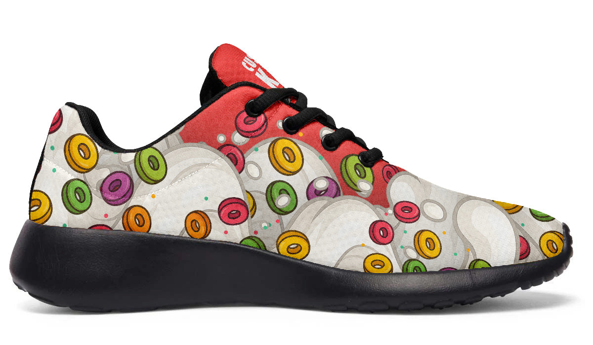 Cereal Sneakers: Cereal Pattern Sport Shoes