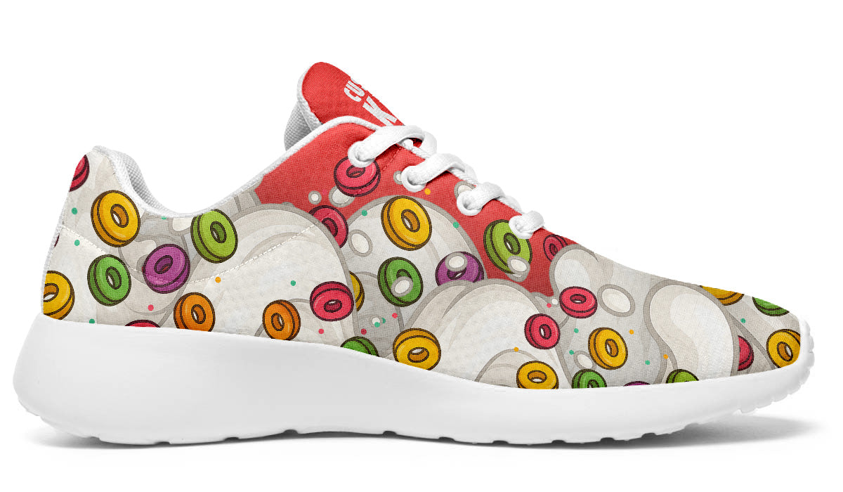 Cereal Sneakers: Cereal Pattern Sport Shoes