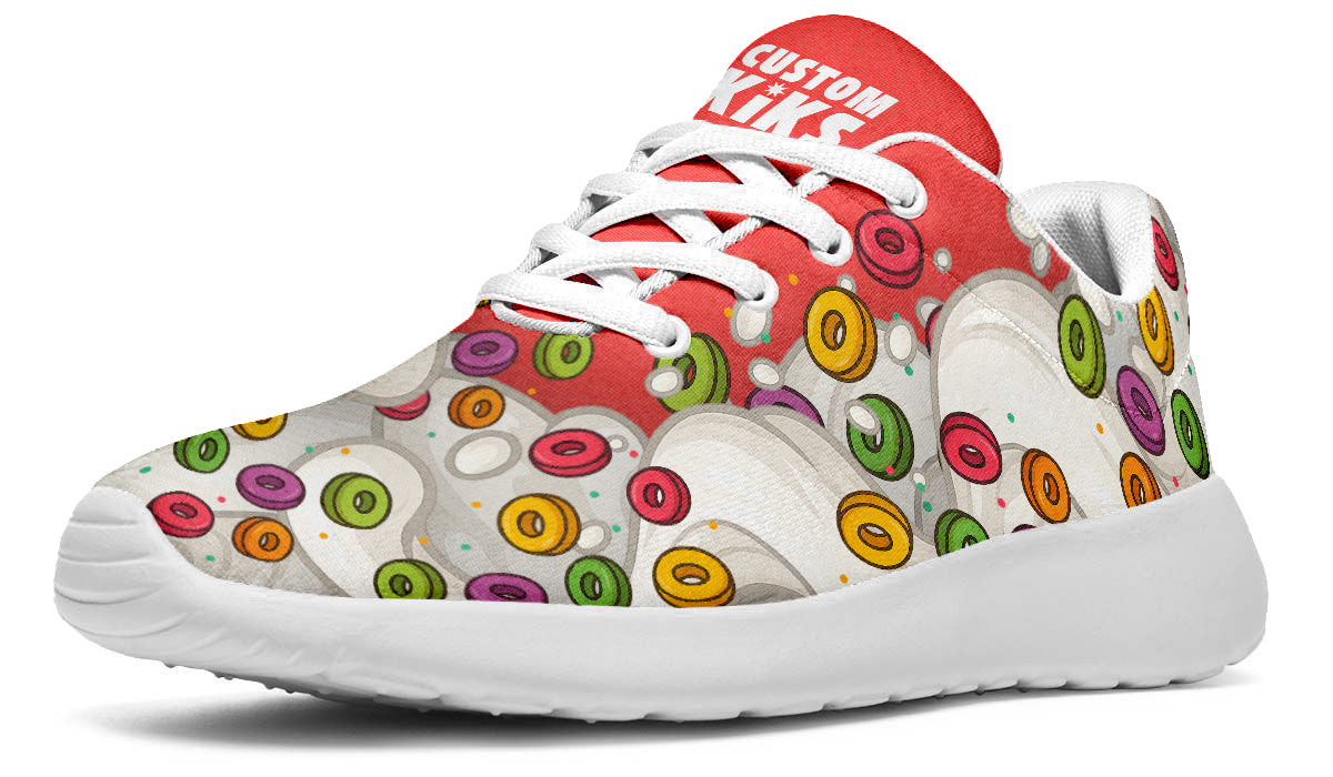 Cereal Sneakers: Cereal Pattern Sport Shoes