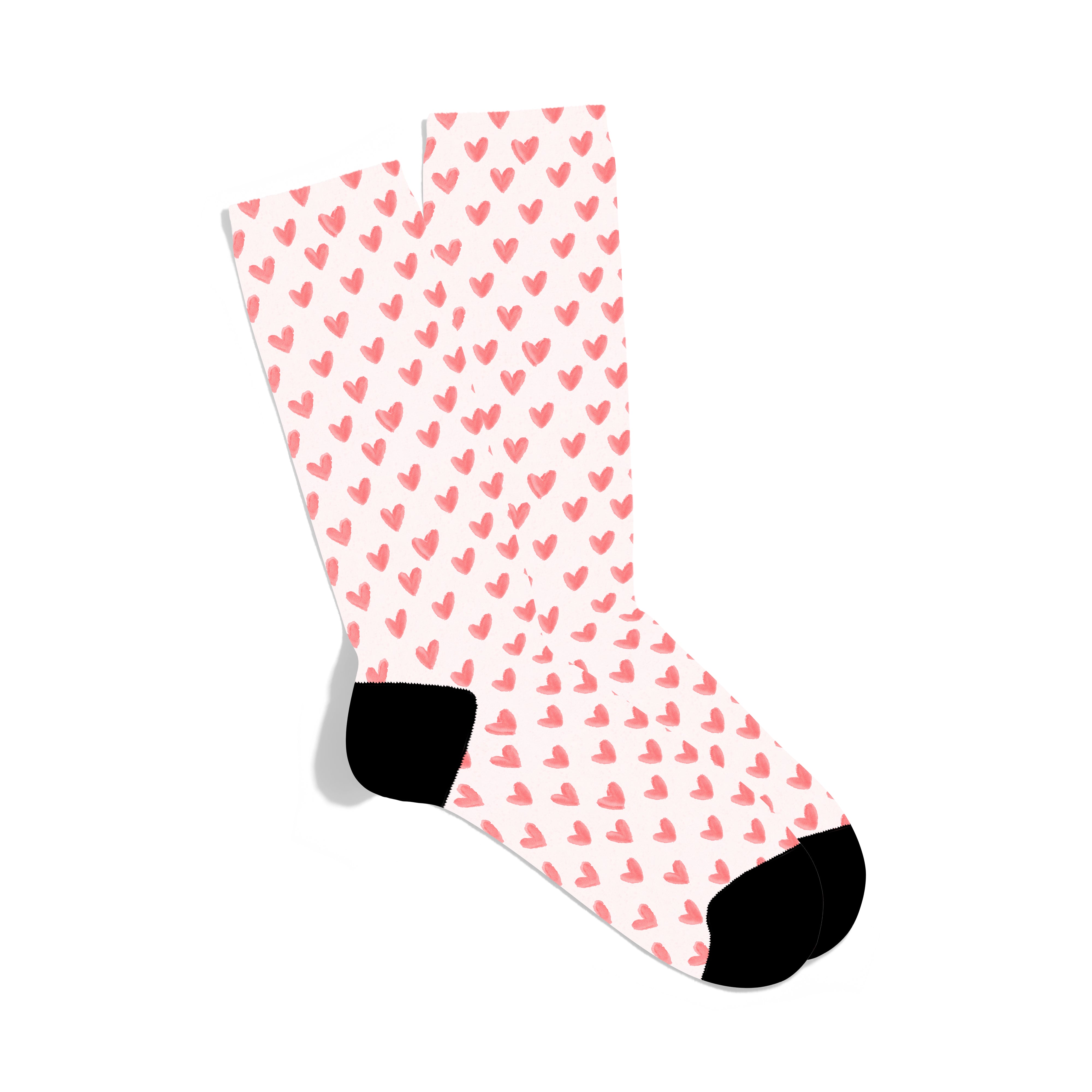 Red Hearts Socks