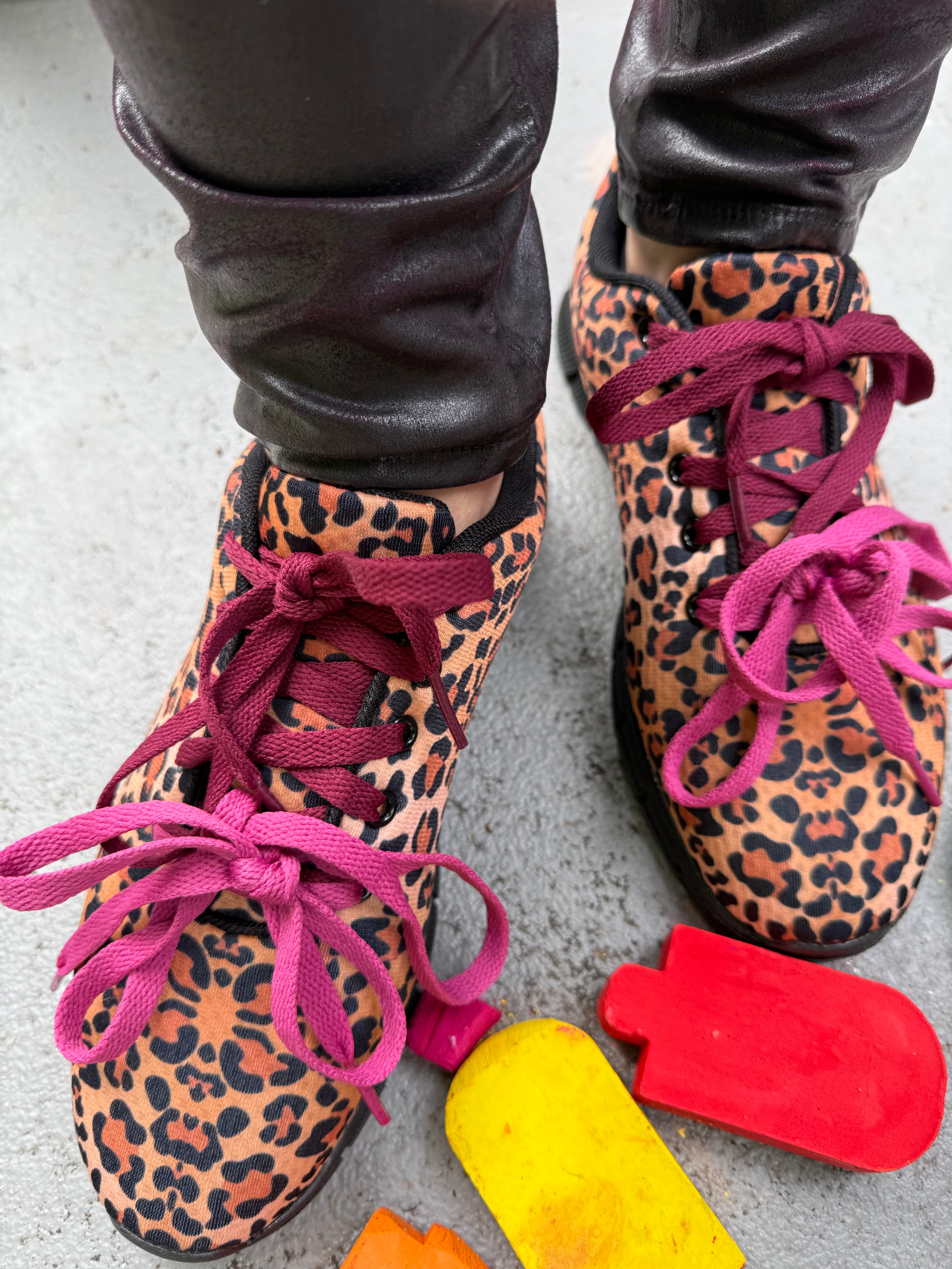 LEOPARD PRINT SPORT SHOES
