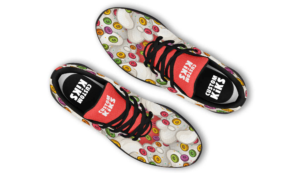 Cereal Sneakers: Cereal Pattern Sport Shoes