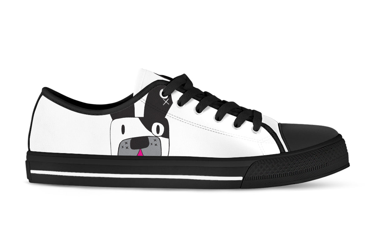 French Bulldog Sneakers: French Bulldog Illustration Low Top Sneakers
