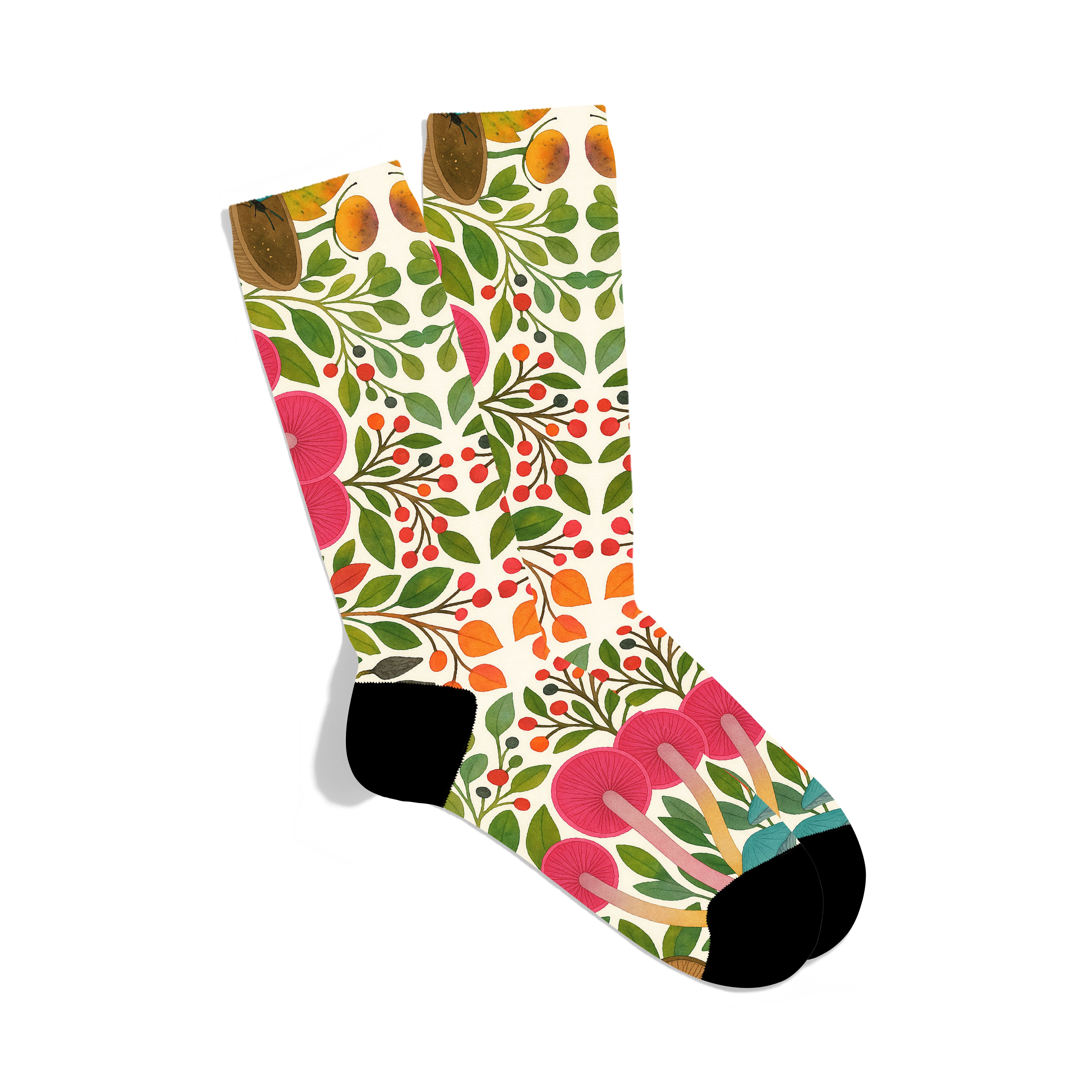 Botanical Mushroom Socks