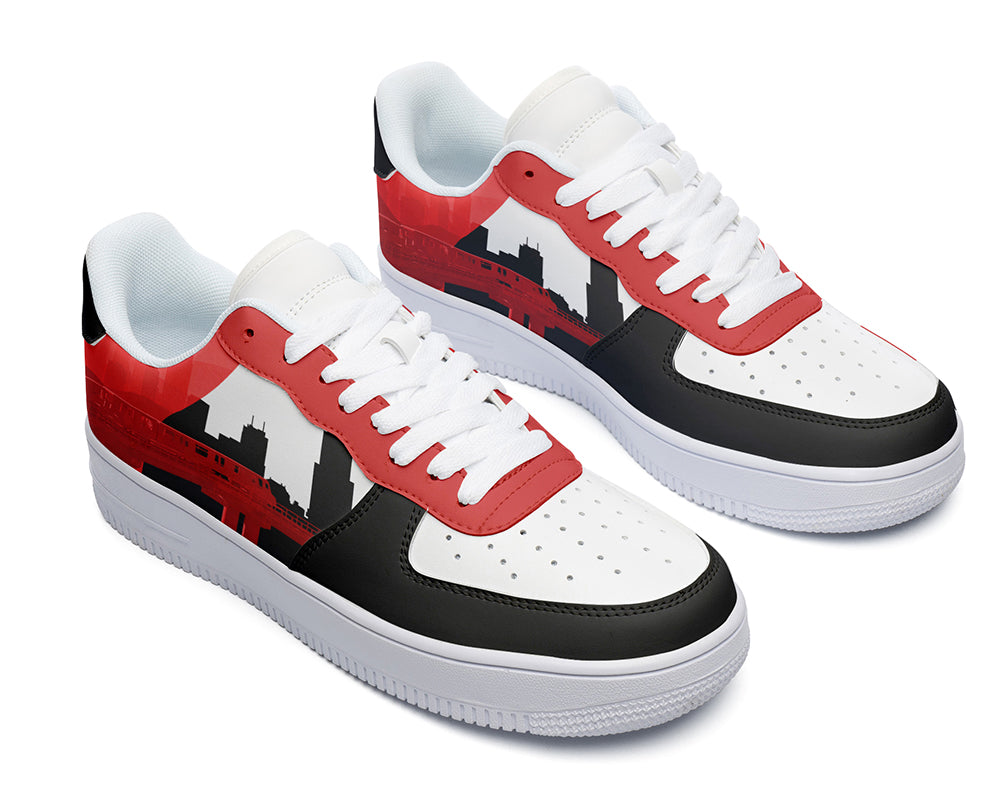 Chicago Sneakers: Chicago Skyline Court Sneakers