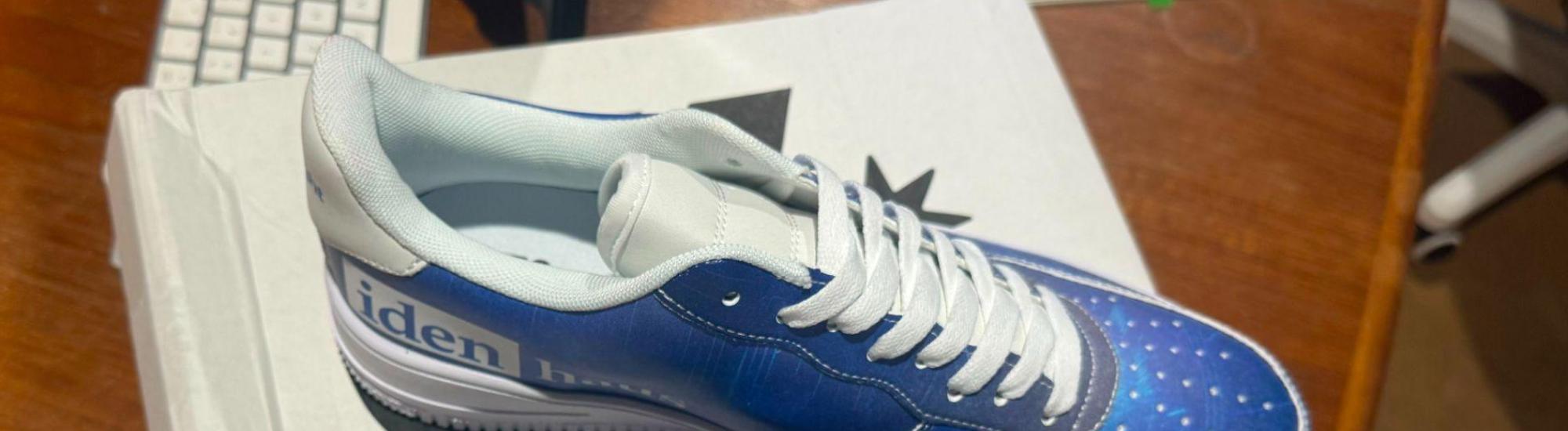 Idenhaus Consulting custom branded sneakers created by Custom Kiks