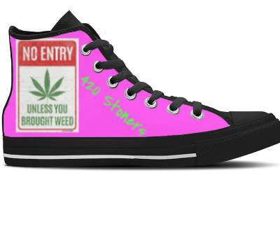 Design Your Own - Black High Tops